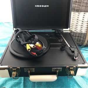 Pottery Barn x Crosley Suitcase Record Player